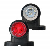 Lampa gabarit camion mini cu LED 12-24V set 2buc - Alb/Rosu Garage AutoRide, Cridem