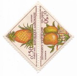 Gabon - Fructe, 1962 - ananas, mango, neobliterate