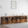VidaXL Bufet Lemn vechi 283 x 37 x 67 cm Lemn compozit
