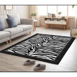 Covor pentru living, model zebra