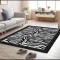 Covor pentru living, model zebra