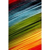 Covor Model Stripes 11009-130, Marime 80 x 150 cm, Multicolor, Inaltime Fir 9 mm, Antialergic, Polipropilena, Living, Dormitor, Sufragerie, Birou
