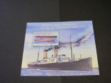 Coliță Filatelică Maldive 2019 - Nave și nave scufundate de submarine,HMS Upholder &amp; SS General von Steuben, Obliterată