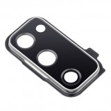 Cumpara ieftin Geam Camera Spate Samsung Galaxy S20 FE 5G G781 / S20 FE G780, cu Rama, Argintiu