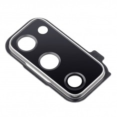 Geam Camera Spate Samsung Galaxy S20 FE 5G G781 / S20 FE G780, cu Rama, Argintiu foto
