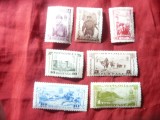 Serie mica Mongolia 1932 - Revolutia , 7 valori , pete pe guma, Nestampilat