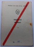 Delegatie mandat 1987 , Cluj