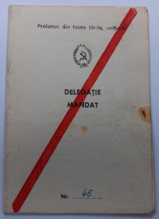 Delegatie mandat 1987 , Cluj