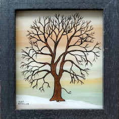 Edda Schaller-Copacul, pictură naivă pe sticlă
