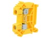 Conector de &Icirc;mbinare Șine Galben 0.5-10mm2 2 Borne TS35