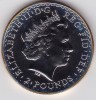 Marea Britanie ANGLIA 2 POUNDS LIRE Elizabeth II 4th portrait 2003 comemorativa, Europa, Argint