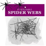 Panza de paianjen artificiala Halloween cu 2 paianjeni Malatec