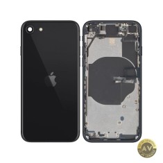 Capac Baterie Apple iPhone SE (2022) Cu Carcasa Mijloc Negru (Midnight) Swap