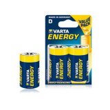 Baterie alcalina Varta Energy, LR20(D), 2 bucati