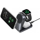 Incarcator Retea Wireless Anker Prime MagGo 3in1, 25W, Negru A25N1