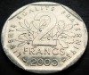 Moneda 2 FRANCI - FRANTA, anul 2000 * cod 4291, Europa