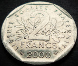 Moneda 2 FRANCI - FRANTA, anul 2000 * cod 4291