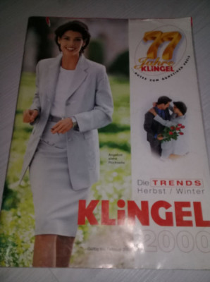 Revista veche de moda si desing KLINGEL 2000,febr.2001 foto