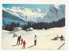 SH1-Carte Postala-ELVETIA- Emmeten Rinderbuhl 1286m , Circulata