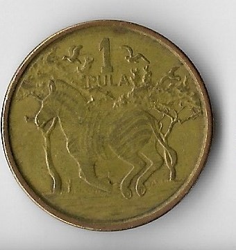 Moneda 1 pula 2013 - Botswana