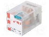 Releu electromagnetic, 110V DC, 20A, 3PDT, serie R15, RELPOL - R15-2013-23-1110-WT foto