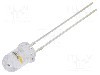 Dioda LED, 10mm, galbena, 10000...12000mcd, 20mA, 1,8...2,6V, OPTOSUPPLY - OSY5PAA131B