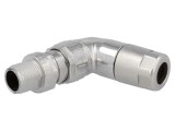 Conector M12 Slim 8 pini tată 48V unghi 90&deg; IP65/IP67 HARTING