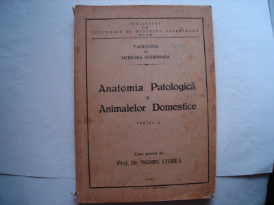 Anatomia patologica a animalelor domestice (partea II) - Viorel Ciurea foto