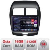 Navigatie Mistubishi ASX 2010-2017 Edotec Kit-026 8 core QLED 2K 16+512 360 Android Waze USB Navigatie Internet Youtube Radio CarStore Technology