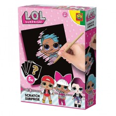 Set creativ L.O.L. - Carduri razuibile cu surprize, 5 bucati set