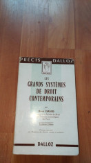 LES GRANDS SYSTEMES DE DROIT CONTEMPORAINS-RENE DAVID foto