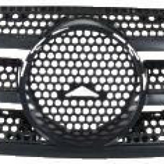 Grila radiator Mercedes Clasa ML (W163), 02.1998-07.2005, negru, 1638800185, 504405