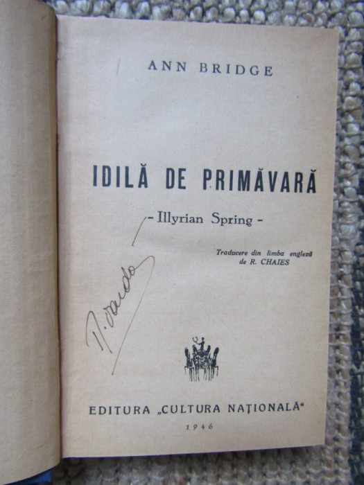 ANN BRIDGE - IDILA DE PRIMAVARA (1946)