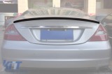 Spoiler tip A Design pentru portbagaj, potrivit pentru Mercedes CLS C219 2004-2010, negru Performance AutoTuning
