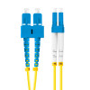 Cablu retea fibra optica cu lungime 5 m si conectori SC UPC-LC UPC, Lanberg Z43317, SM, DUPLEX 3.0MM G657A1 LSZH, galben