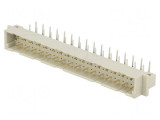 Soclu DIN 41612 Tip C Tată 32 PIN Aurit 90&deg; 3A