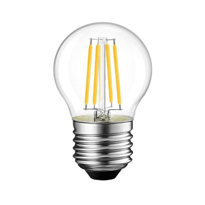Lampa LED G45 Bec 4W 3000K E27 Transparent