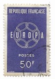 Franta - Timbre EUROPA, 1959 - valoare obliterata