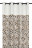 Draperie Tucano 140X260 Cm, Culoare Bej/Crem, 45% Poliester 55% Bumbac