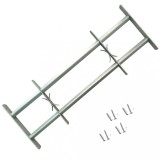 Grilaj de siguranță pentru ferestre cu 2 bare transversale 500-650 mm, vidaXL