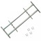 Grilaj de siguranță pentru ferestre cu 2 bare transversale 500-650 mm 141379