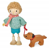 Figurine din lemn - Mr. Goodwood and his Dog | Tender Leaf Toys
