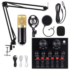Set profesional mixer audio si microfon, MIC8 foto