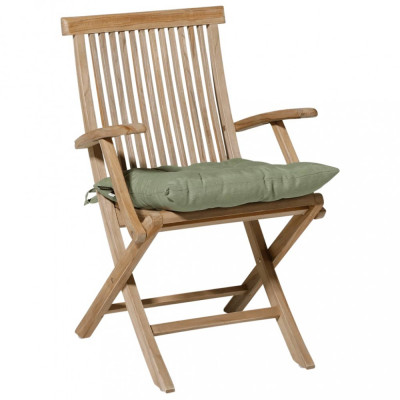 Madison Pernă de scaun Panama, verde salvie, 46 x 46 cm foto