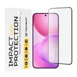 Folie de protectie Ecran Techsuit pentru Oppo Reno16 / Reno16 Pro, Sticla Securizata, Full Glue, Neagra
