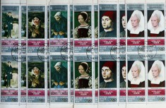 YEMEN A.R- PICTURA,-Muzeul LONDRA-4x6 v.Obliterate-WS 167B