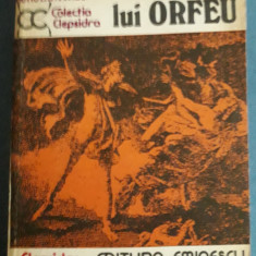 Cantecul lui Orfeu - Grigore Constantinescu