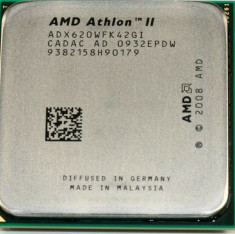 Procesor AMD Quad Core Athlon II X4 620 2.6GHz socket Am2+ AM3 Am3+ 95W si pasta foto