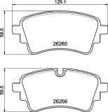 BREMBO P 85 185 PRIME LINE set placute frana,frana disc