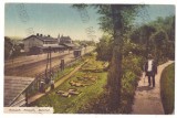 5466 - MEDIAS, Sibiu, Railway Station, Romania - old postcard - unused